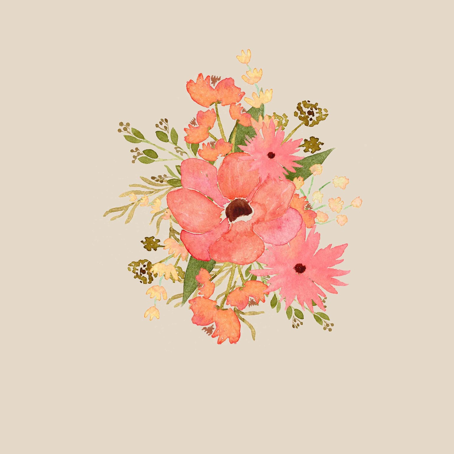 Watercolor Bouquet - image 5 - student project
