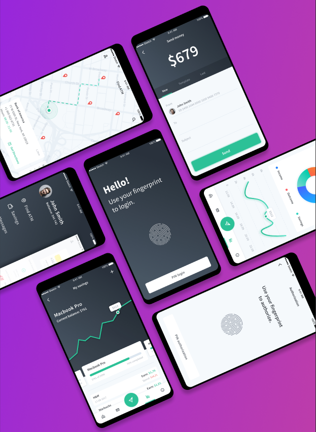 Designing with Figma - Landing Page for Mobile App - image 6 - student project