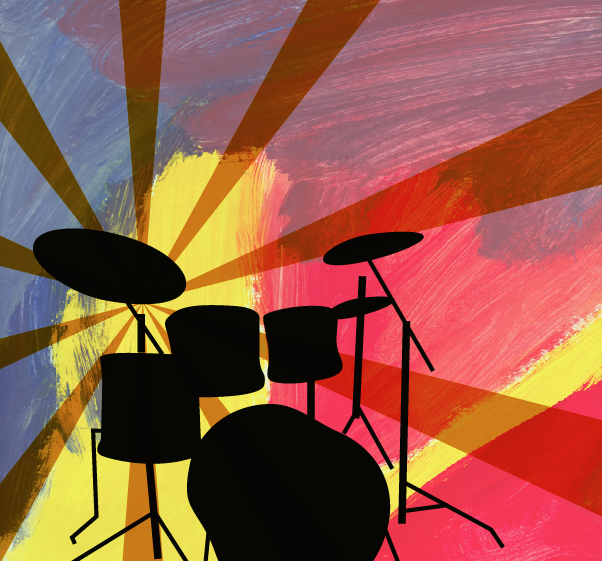 EllieP's drumset sunburst - image 1 - student project
