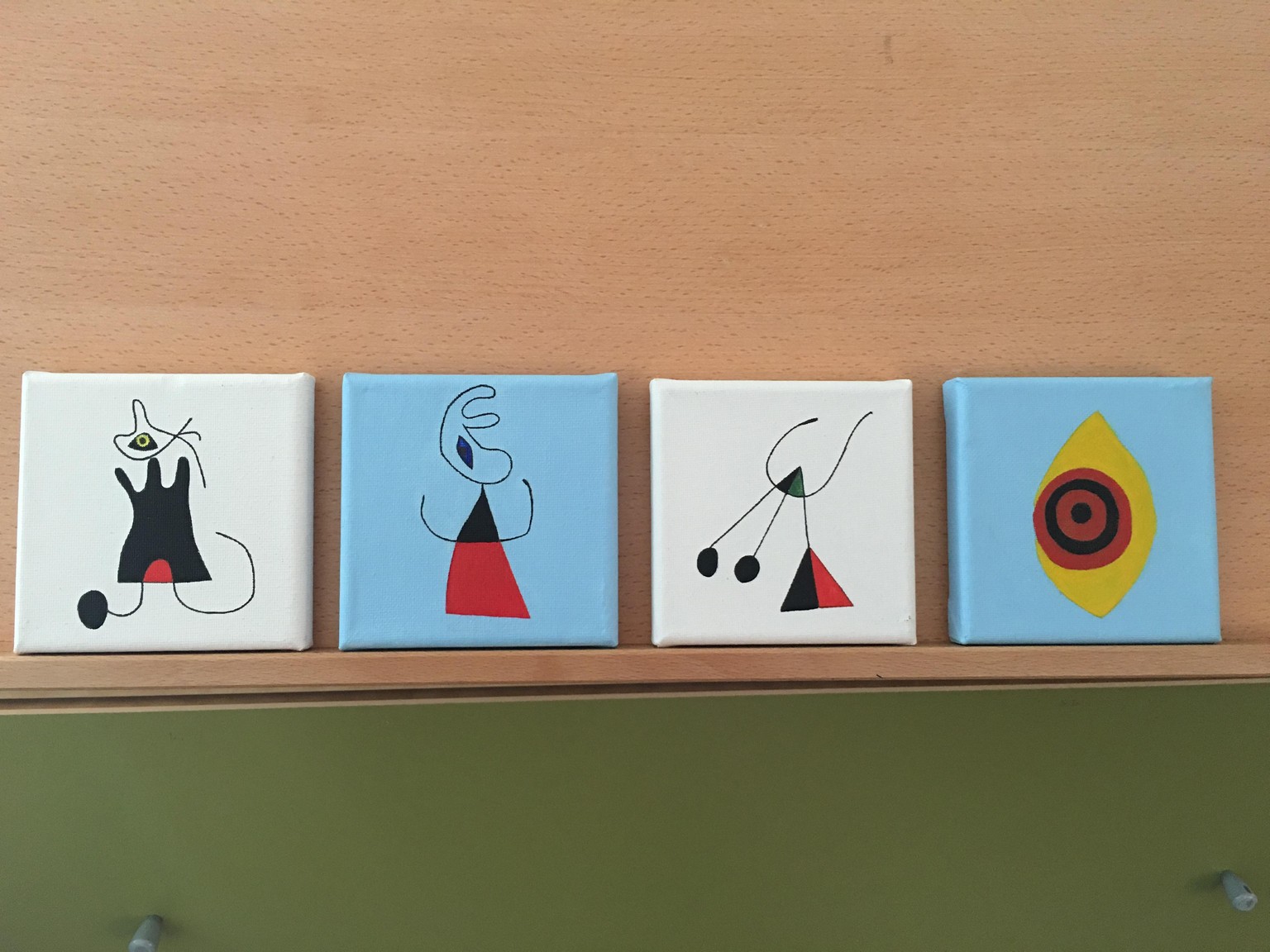 Woman and Birds at Sunrise, Miró 1946 - image 2 - student project