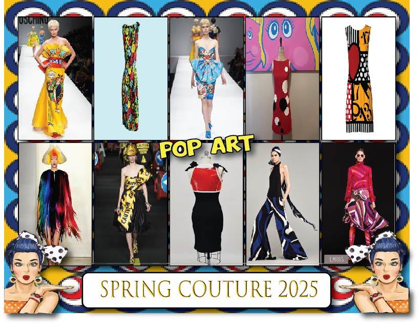 Pop Art Spring 2025 Couture Collection Boards - image 1 - student project