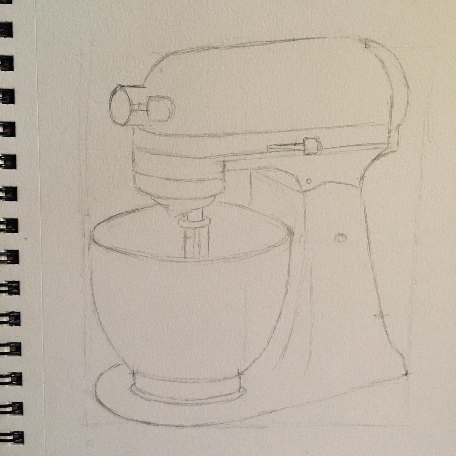 Stand mixer - image 1 - student project