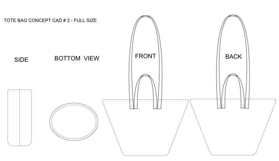 2 TOTE BAGS Concept CAD - image 2 - student project
