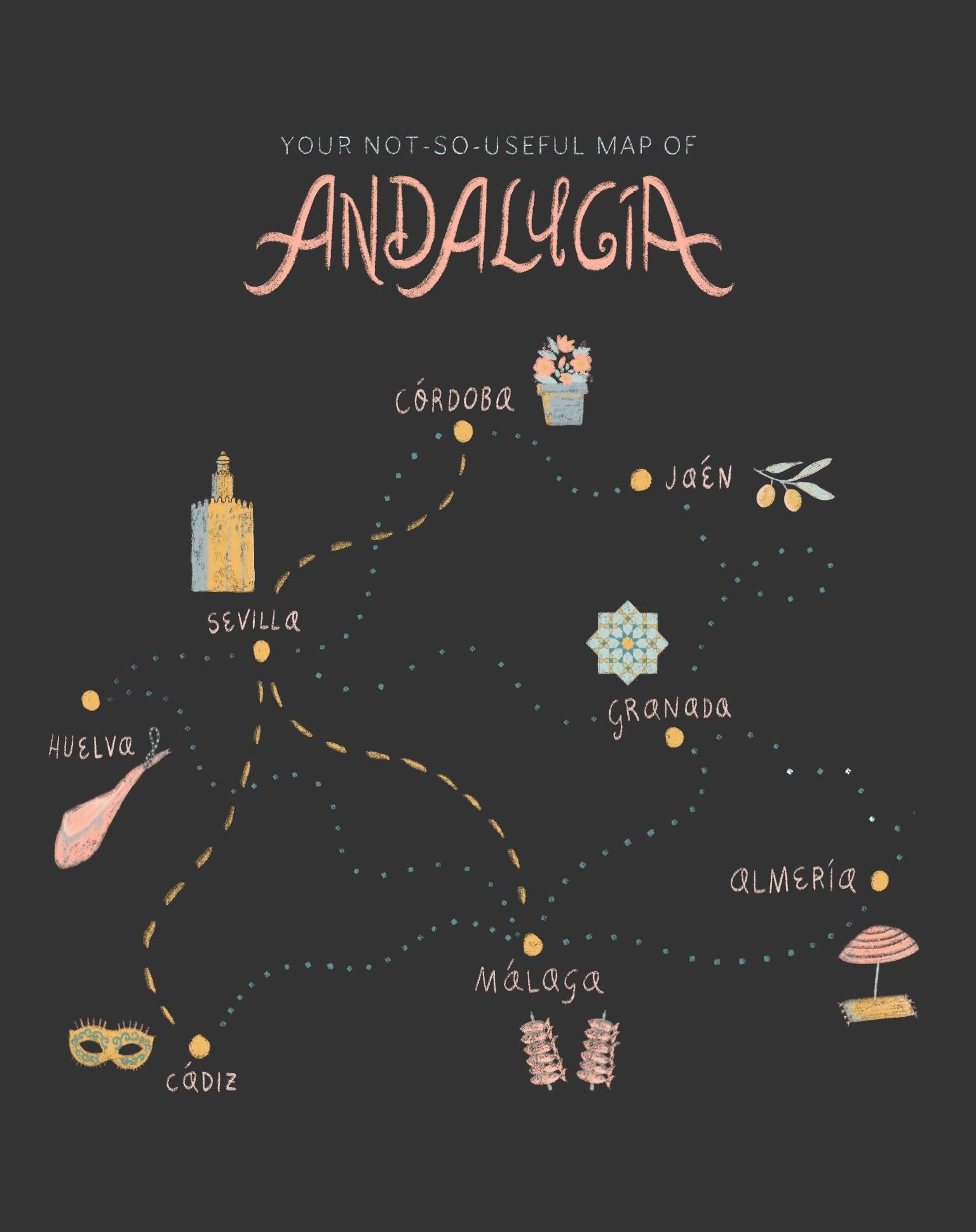 Your not-so-useful map of Andalucía - image 1 - student project