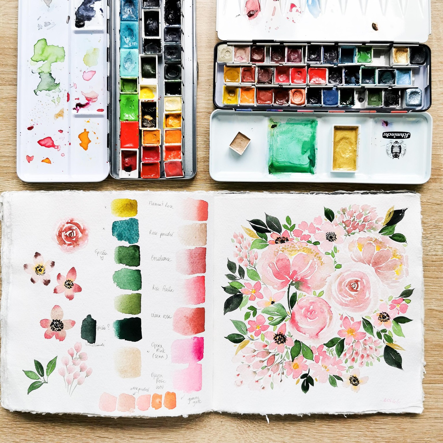 Blush bouquet - image 3 - student project