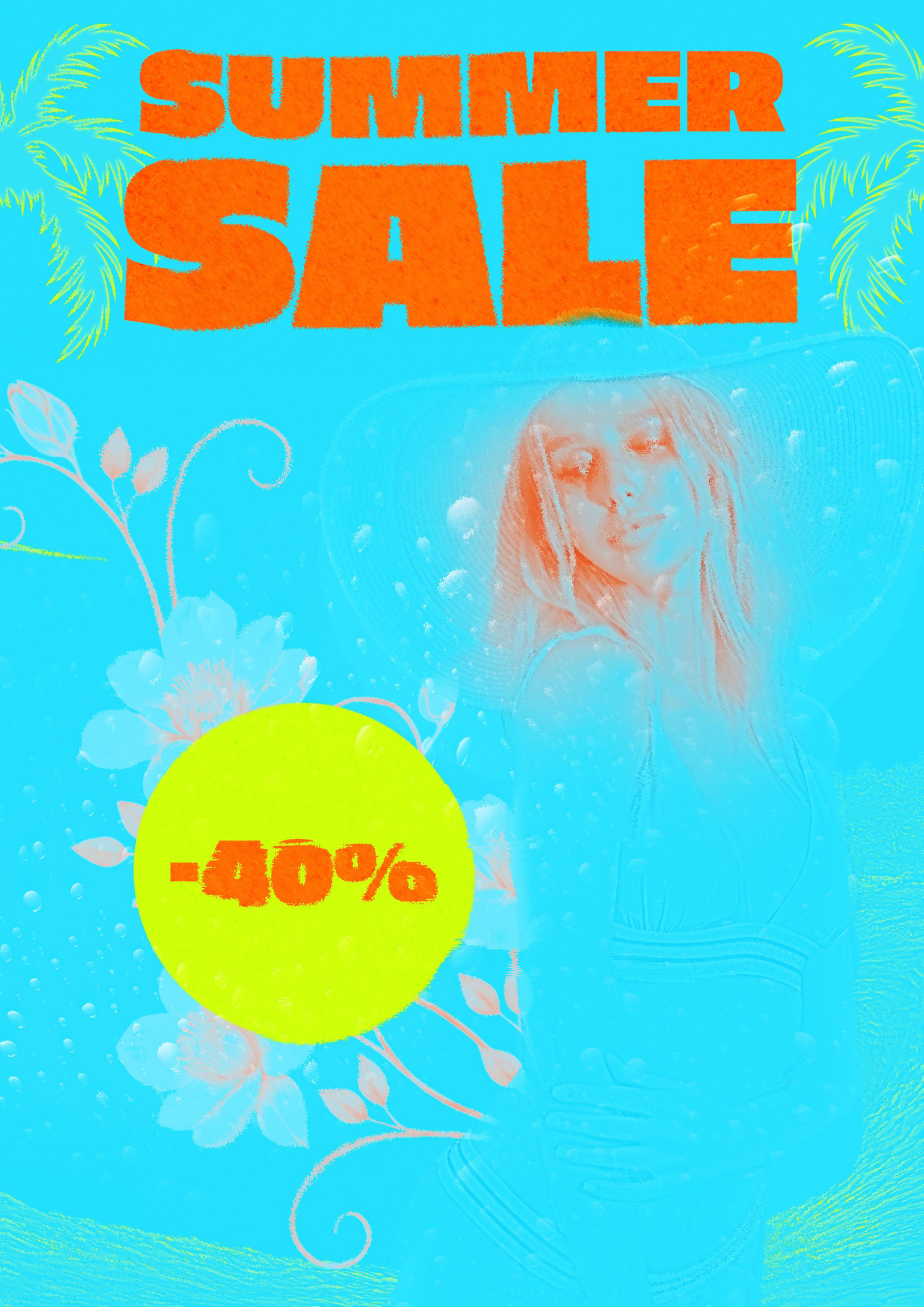 Summer Sale Poster - image 1 - student project