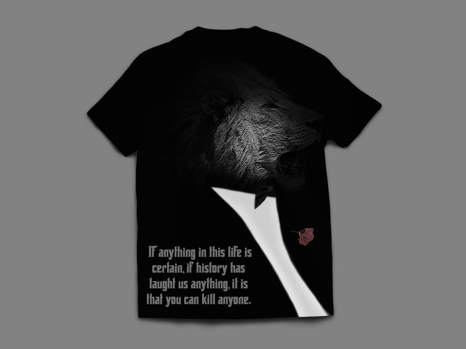 Lion T-shirt - image 1 - student project