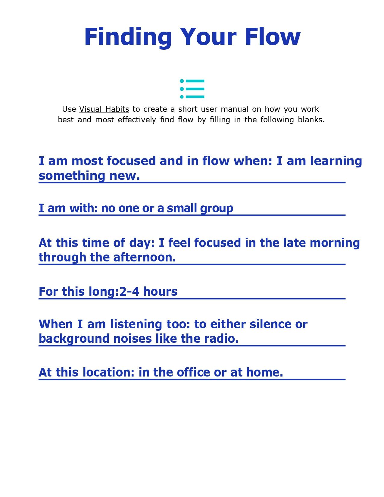 In Progress Flow Worksheet - image 4 - student project