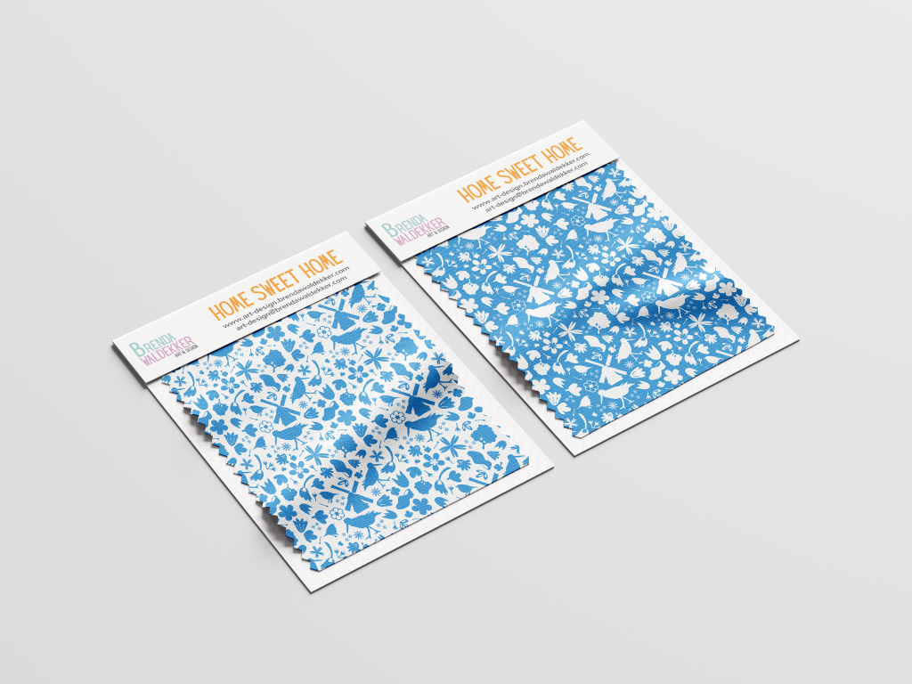 Folk art pattern - Dutch style - image 2 - student project