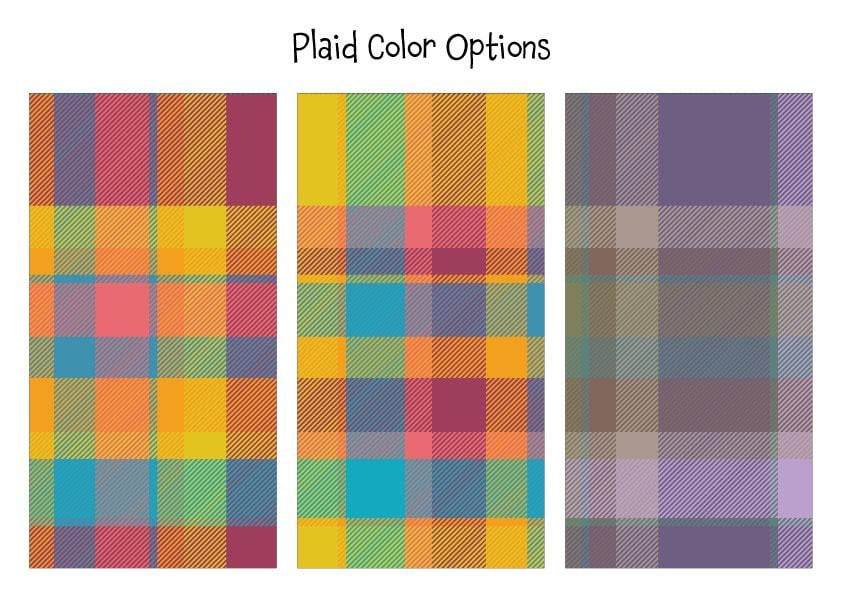 Simple plaid variations - image 1 - student project