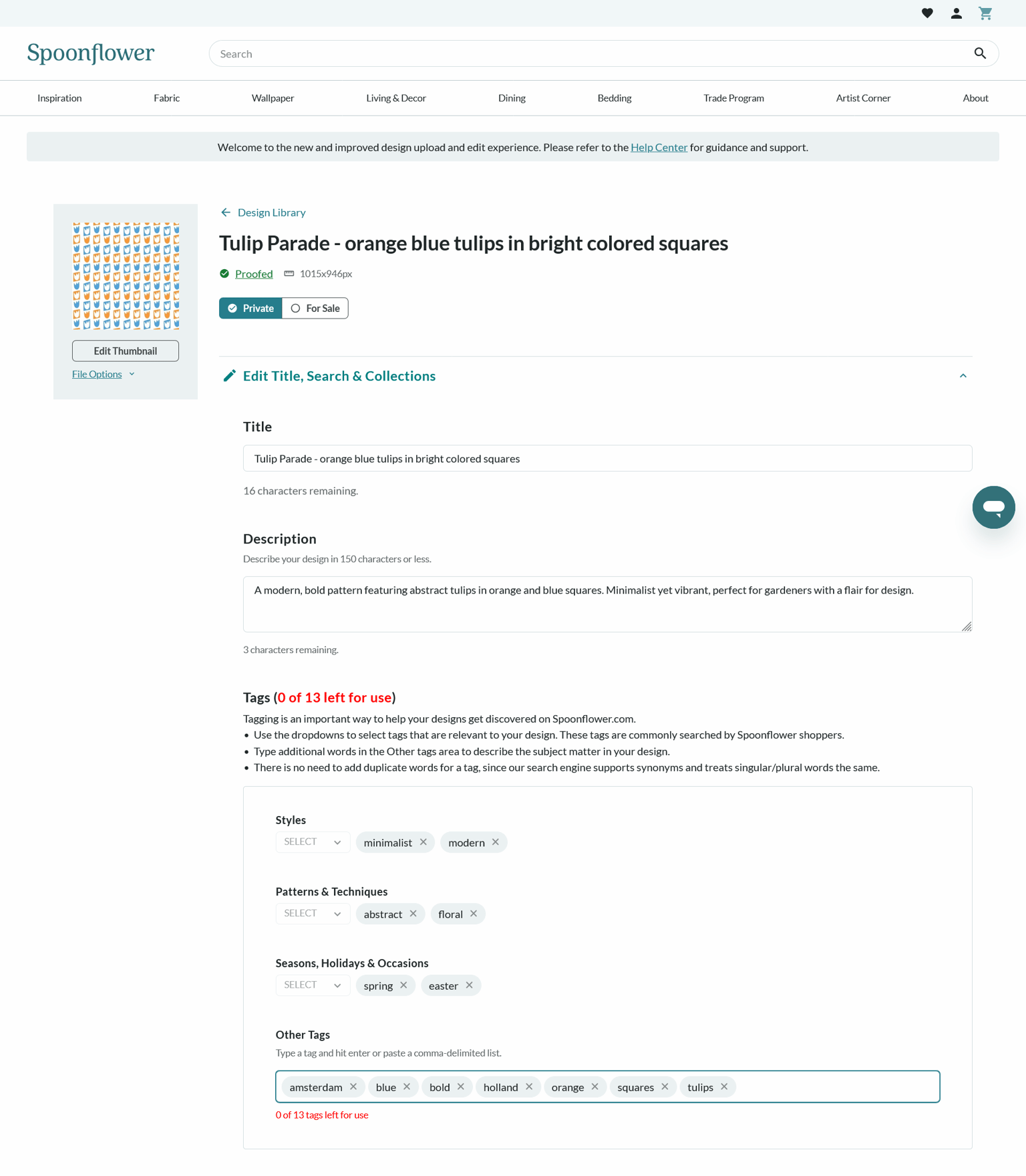 Keyword analysis Spoonflower upload - image 1 - student project