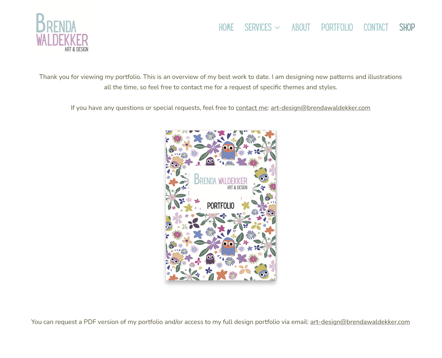 Online Portfolio - image 1 - student project