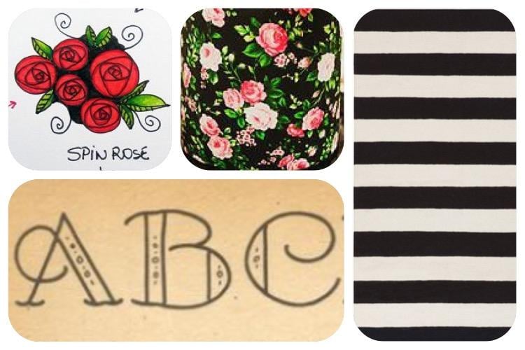 Vintage Rose Alphabet - image 1 - student project