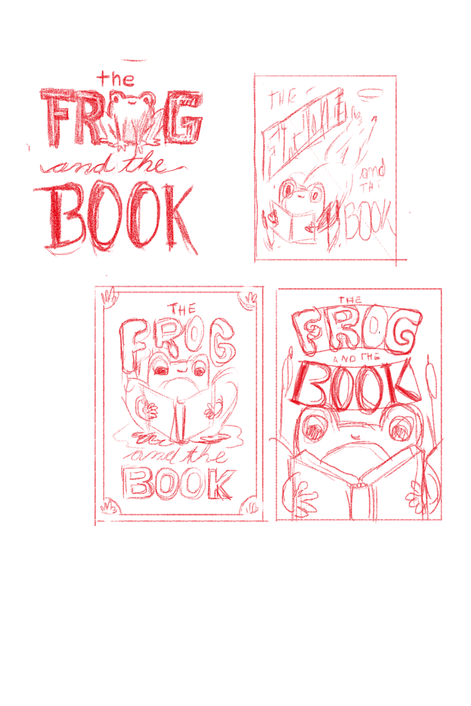Lettering and Illustration - The Frog And The Book - image 3 - student project