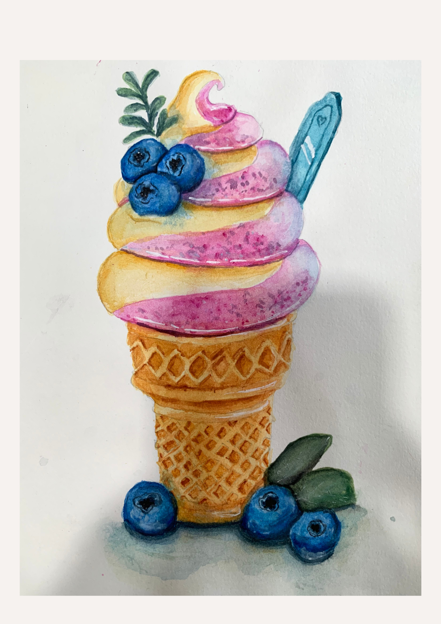 Blueberry Icecream - image 1 - student project