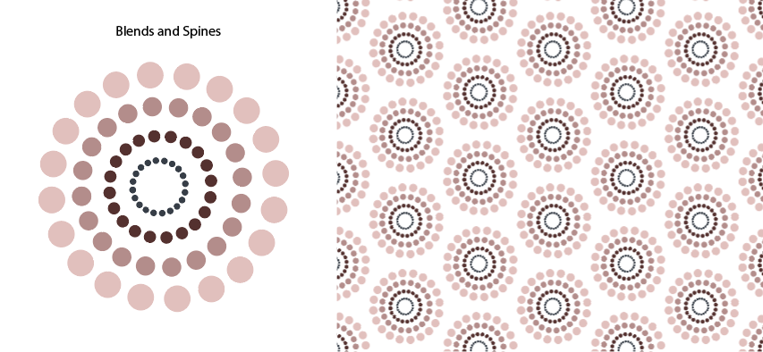 Circles with Brushes, Blends & Transformations - image 1 - student project