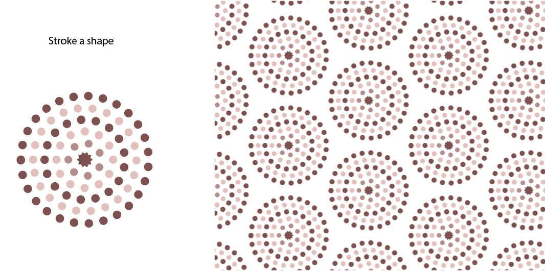 Circles with Brushes, Blends & Transformations - image 4 - student project