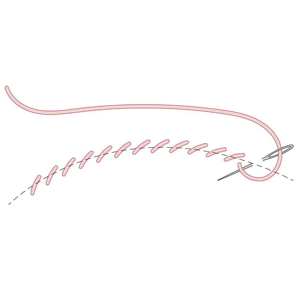 Stitches & Needles & Sewing Elements in Adobe Illustrator_Helen Bradley lesson - image 1 - student project