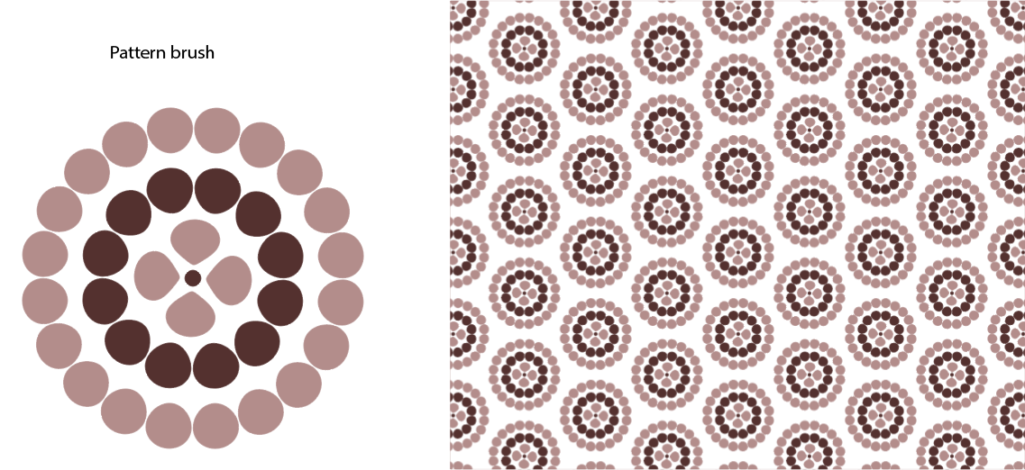 Circles with Brushes, Blends & Transformations - image 2 - student project