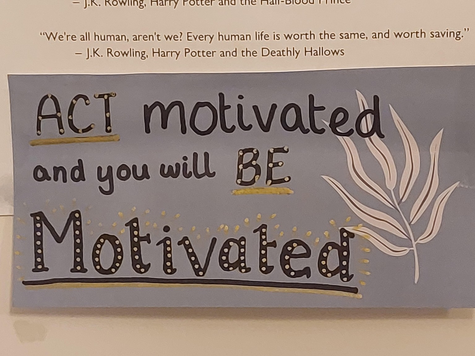 Breaking Through Depression with Motivation - image 5 - student project
