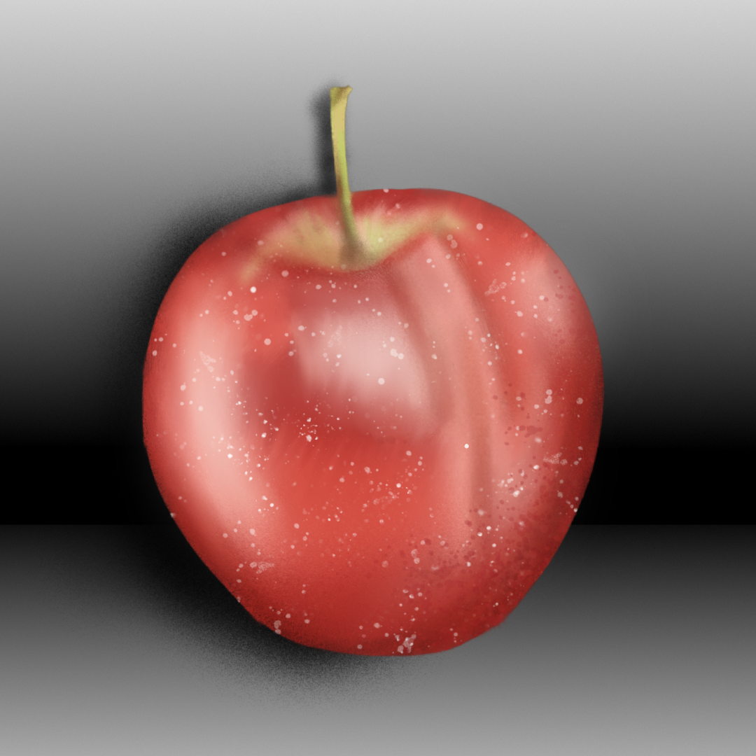 Apple drawing - image 1 - student project