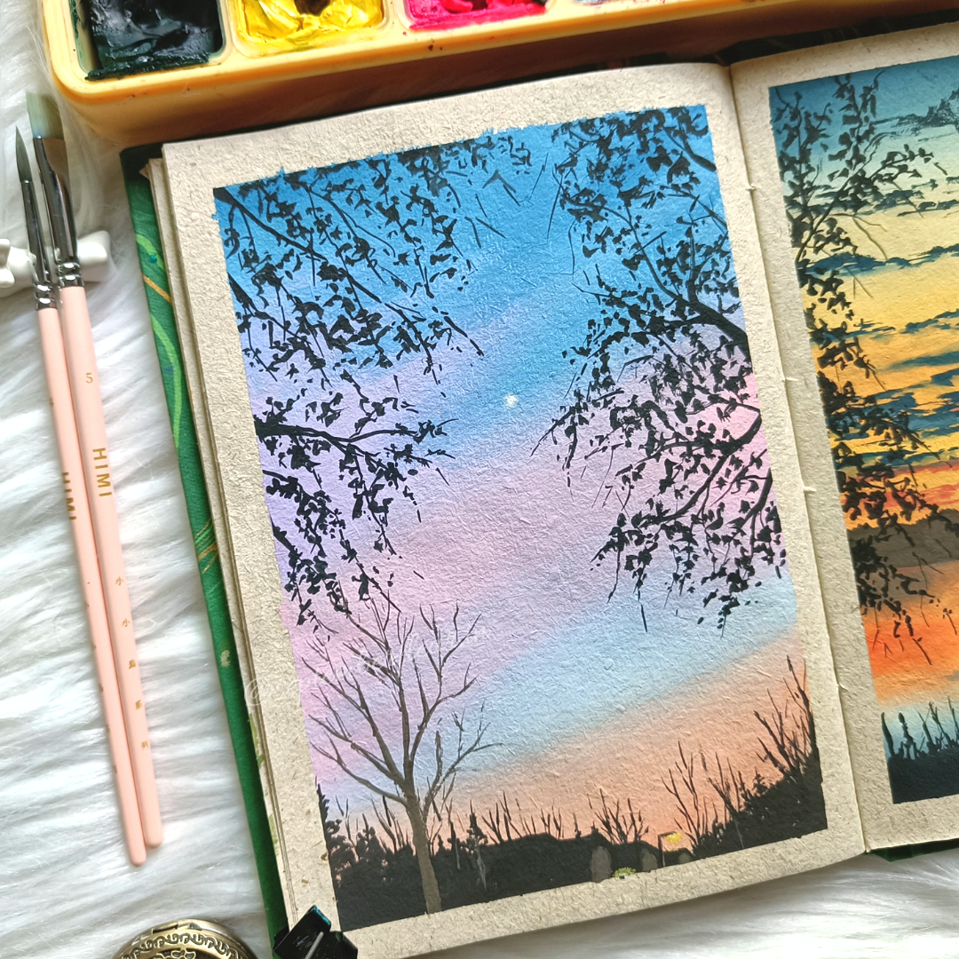 15 days gouache challenge - image 6 - student project