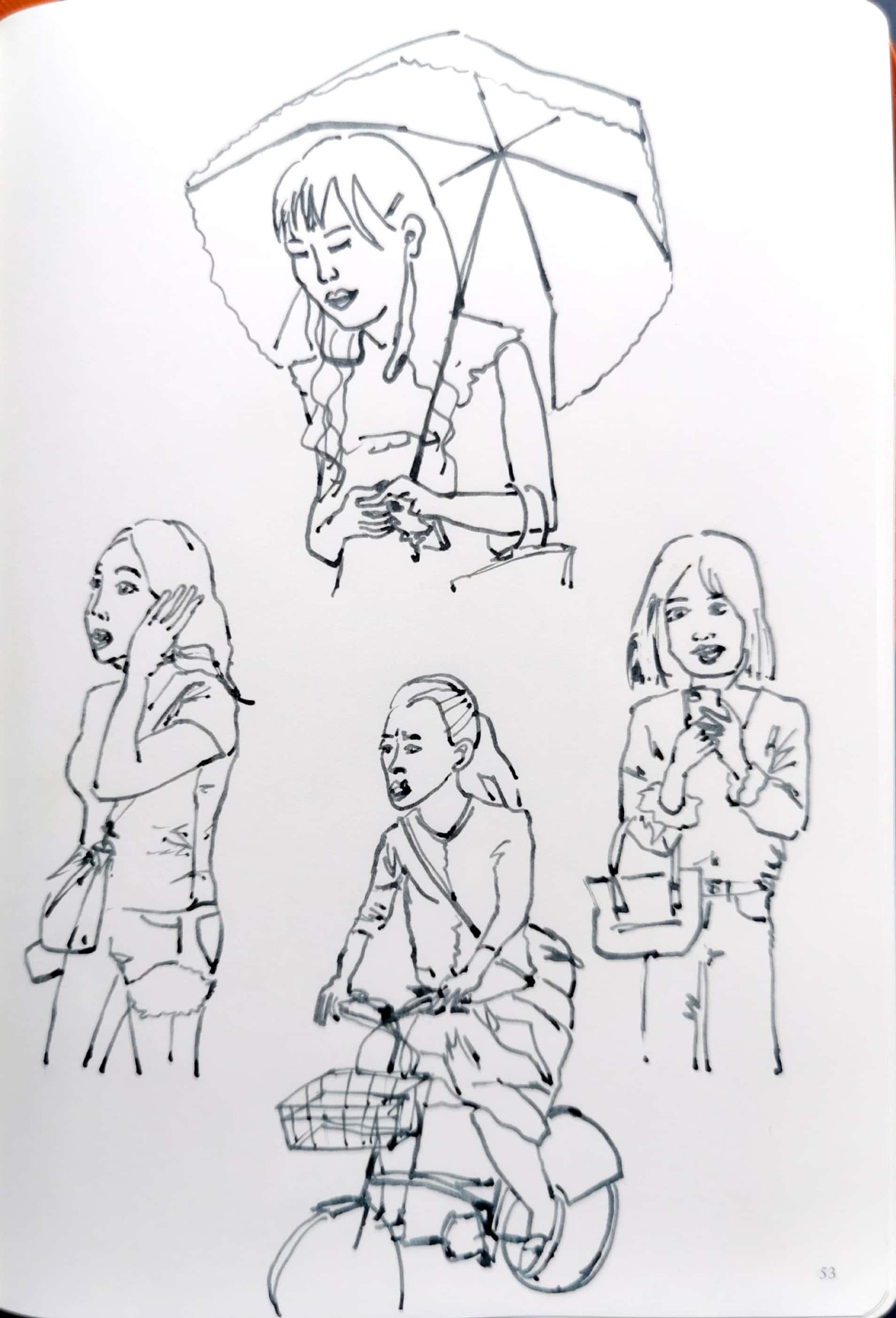 People sketching - image 1 - student project