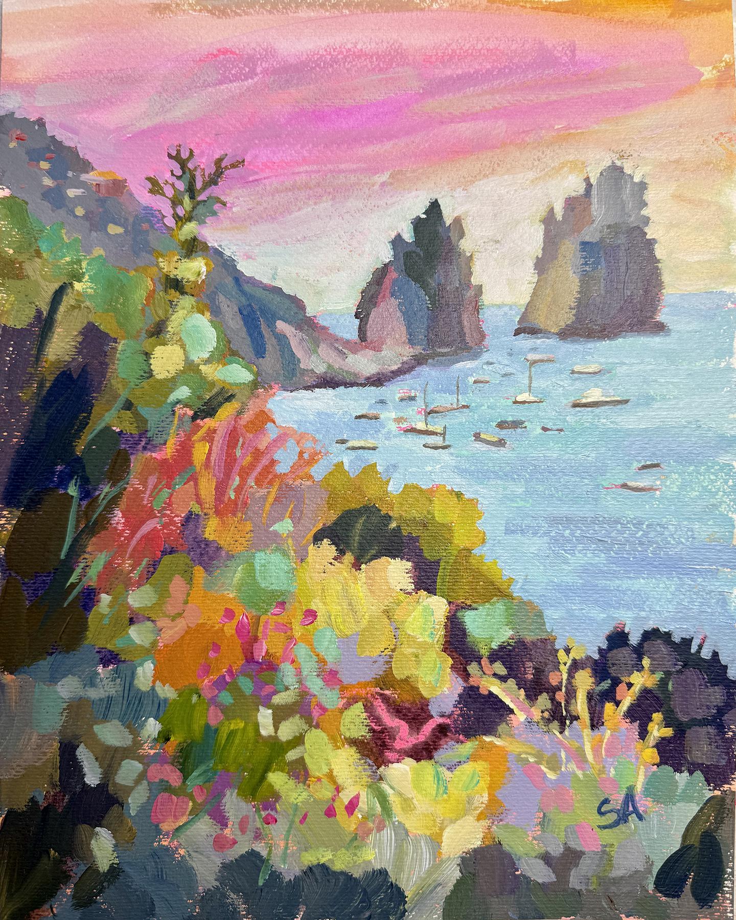 Here's my painting from this class, can't wait to see what you all create! - image 1 - student project