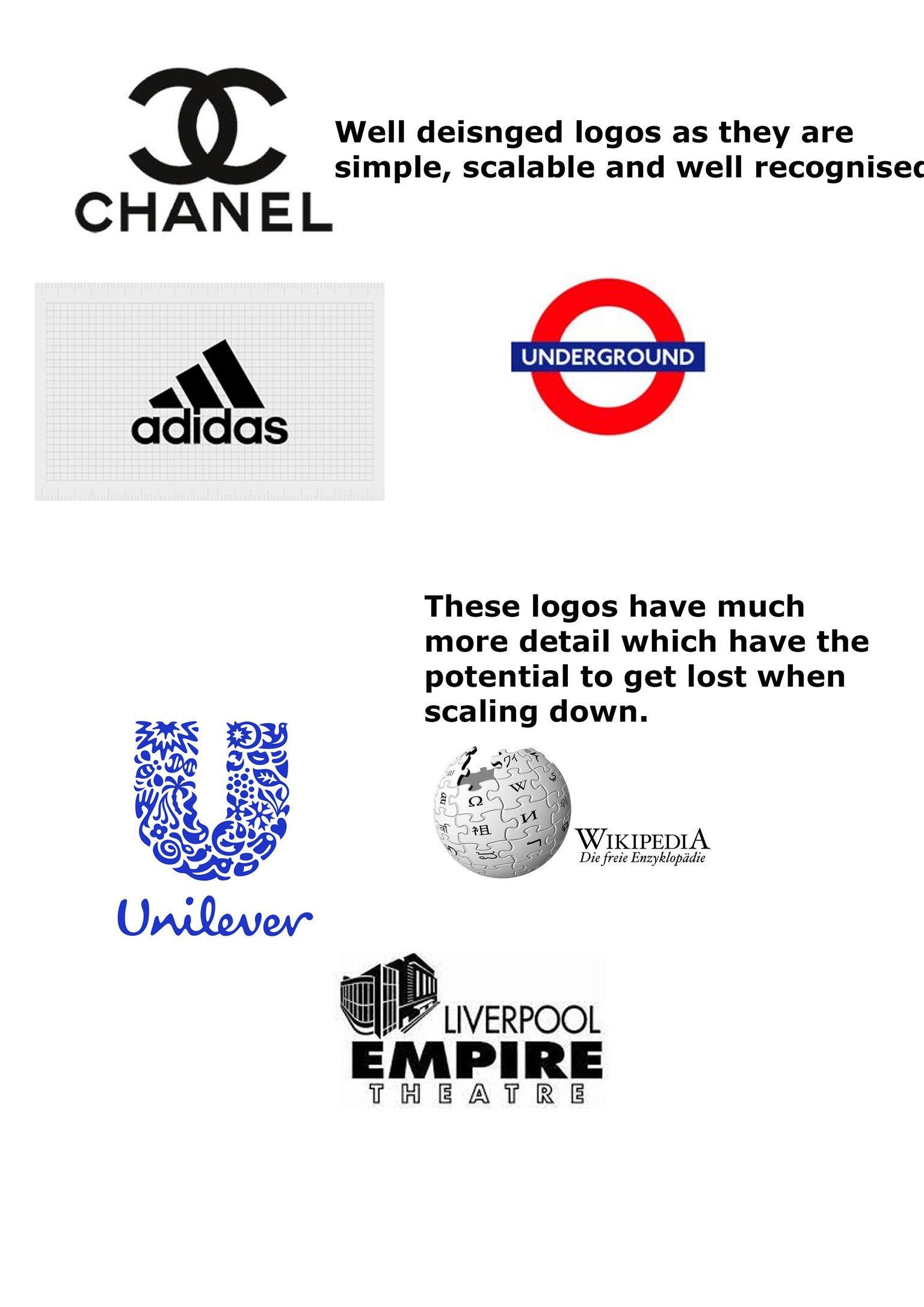 3 good logos - 3 poor logos - image 1 - student project