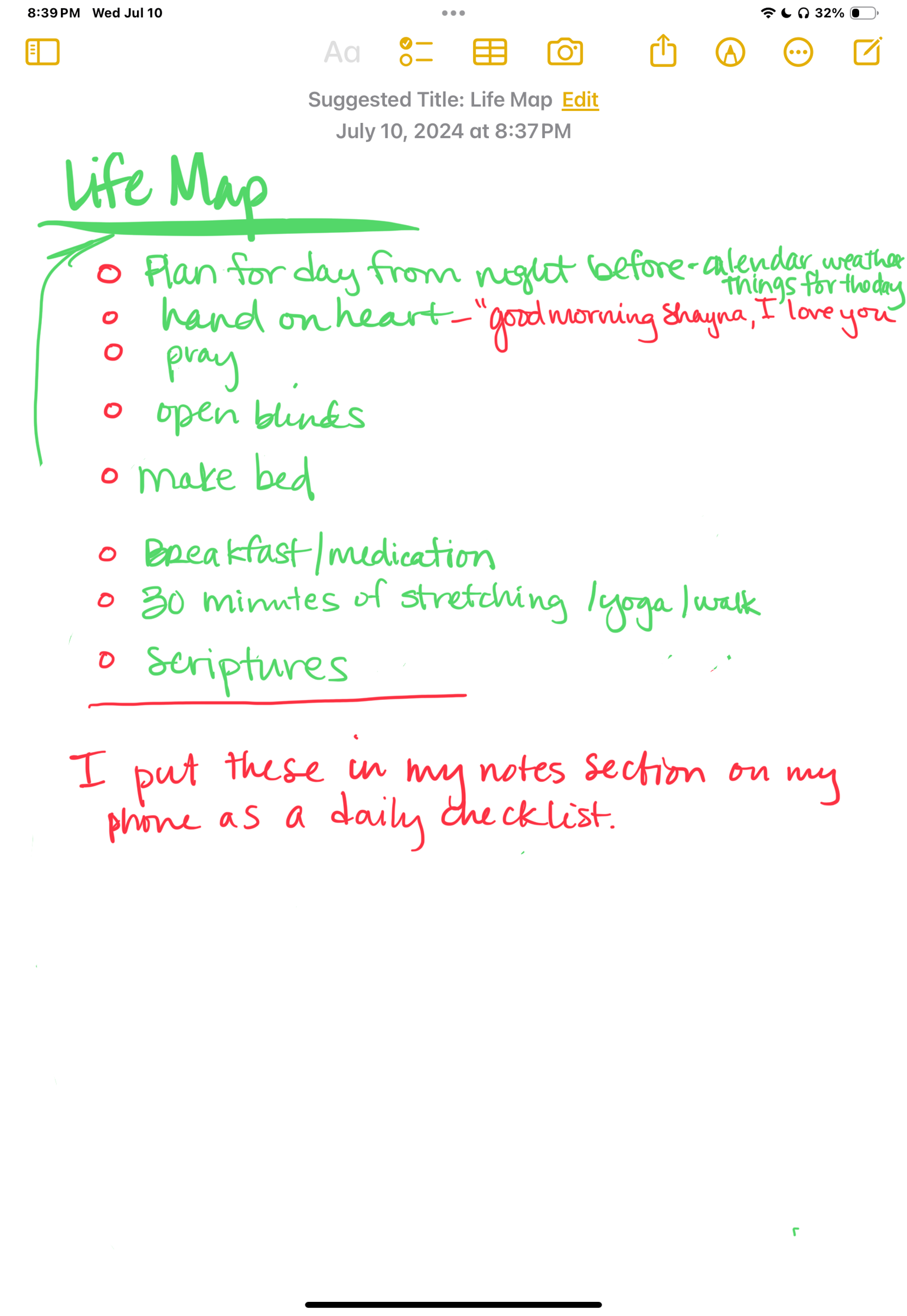 My morning routine - image 1 - student project