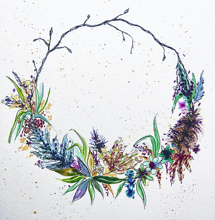 Foliage Wreath - image 1 - student project