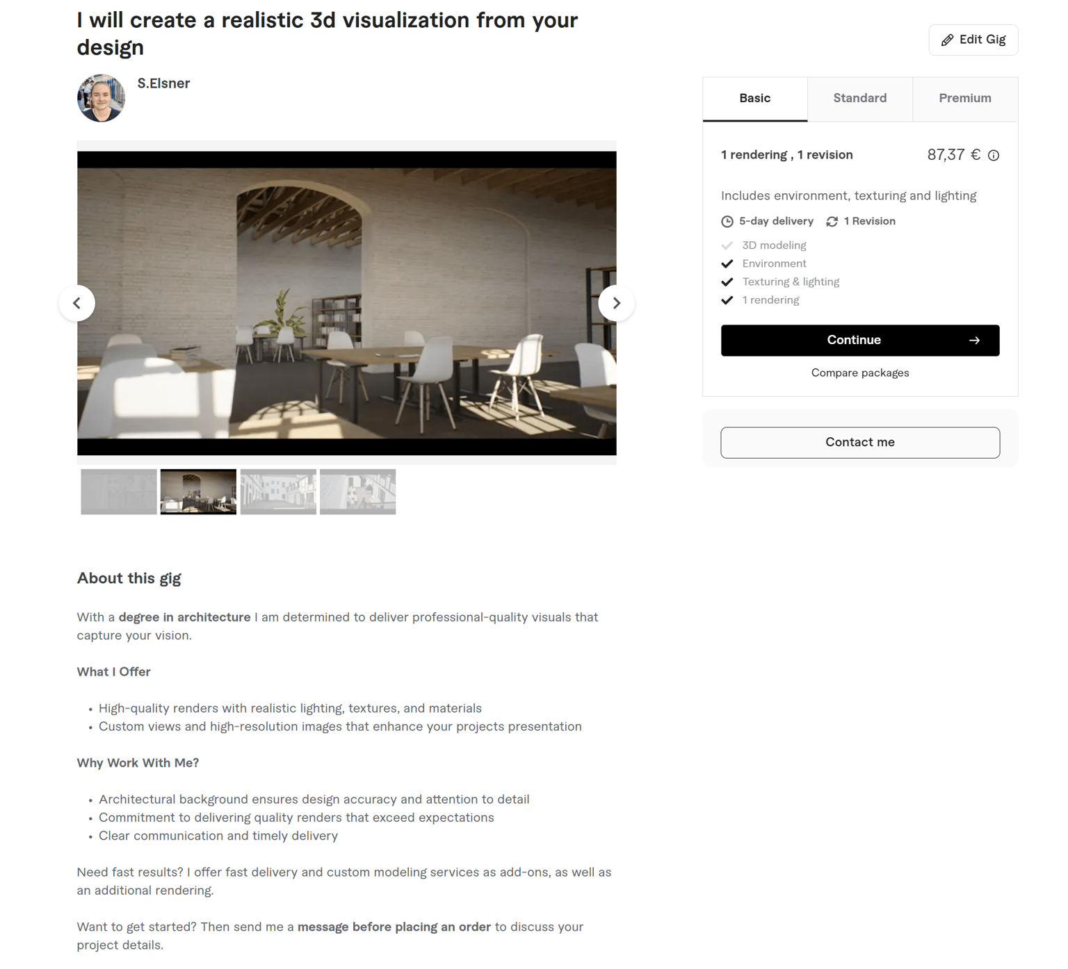 my first Fiverr Gig - image 1 - student project