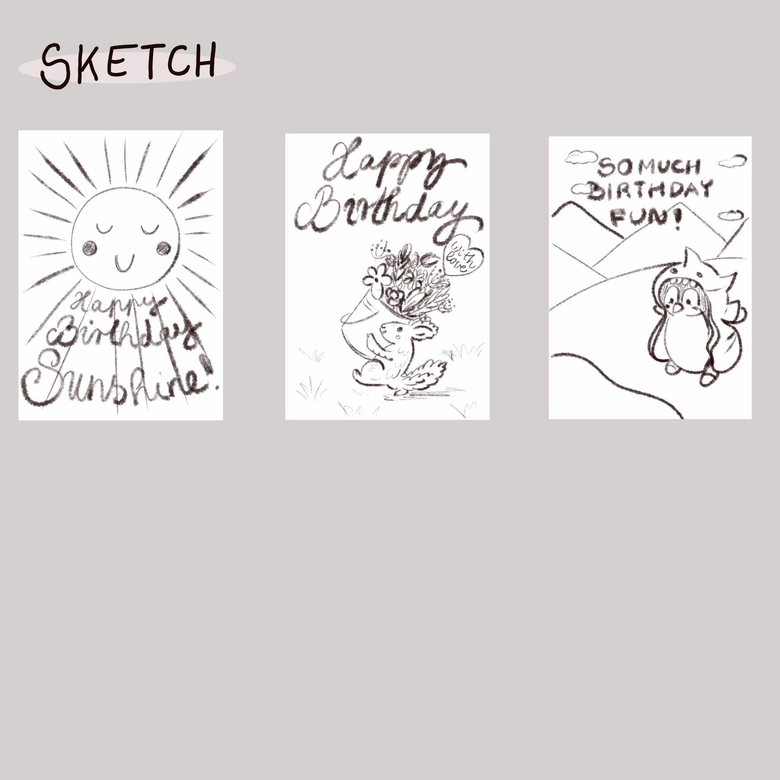 So Much Birthday Fun Greeting Card - image 1 - student project