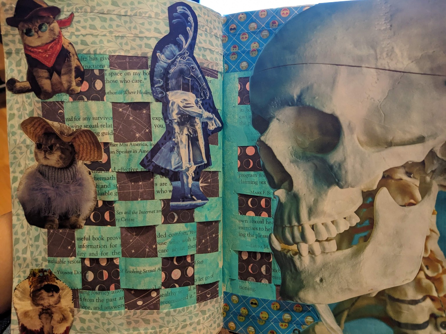 weaving collage - image 1 - student project