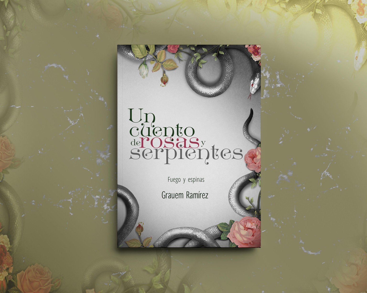 Mockup with a simple book cover design - image 1 - student project