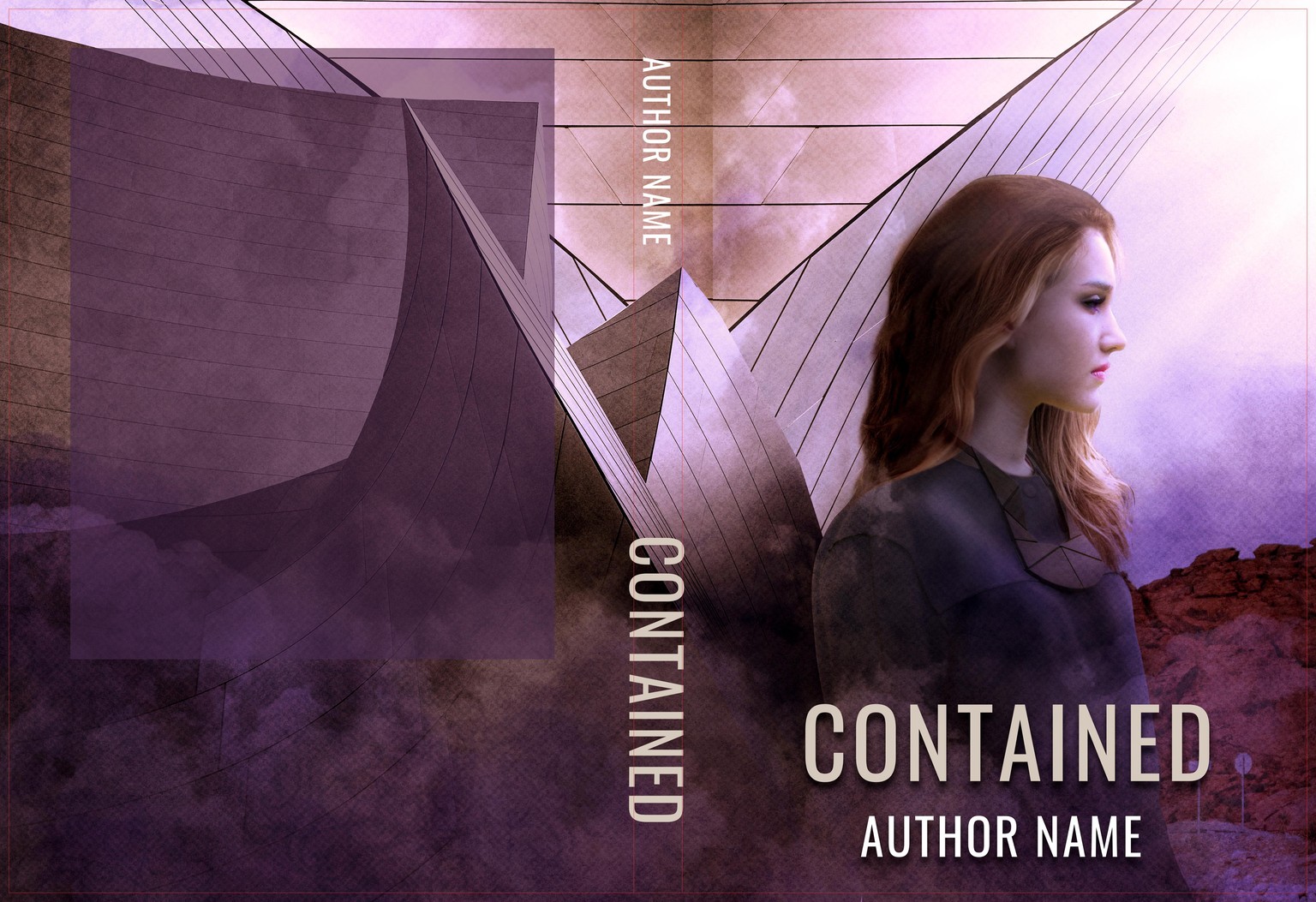 Dystopian young adult book cover - image 1 - student project