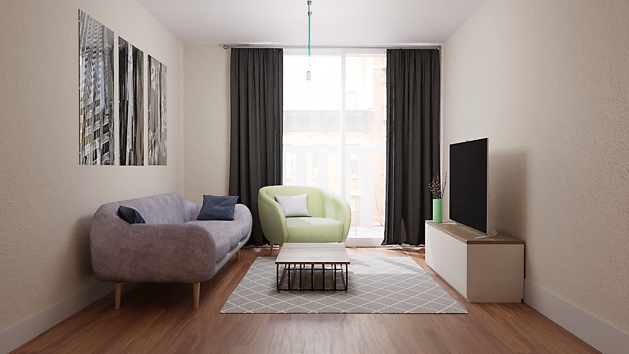 Blender Livingroom - image 1 - student project