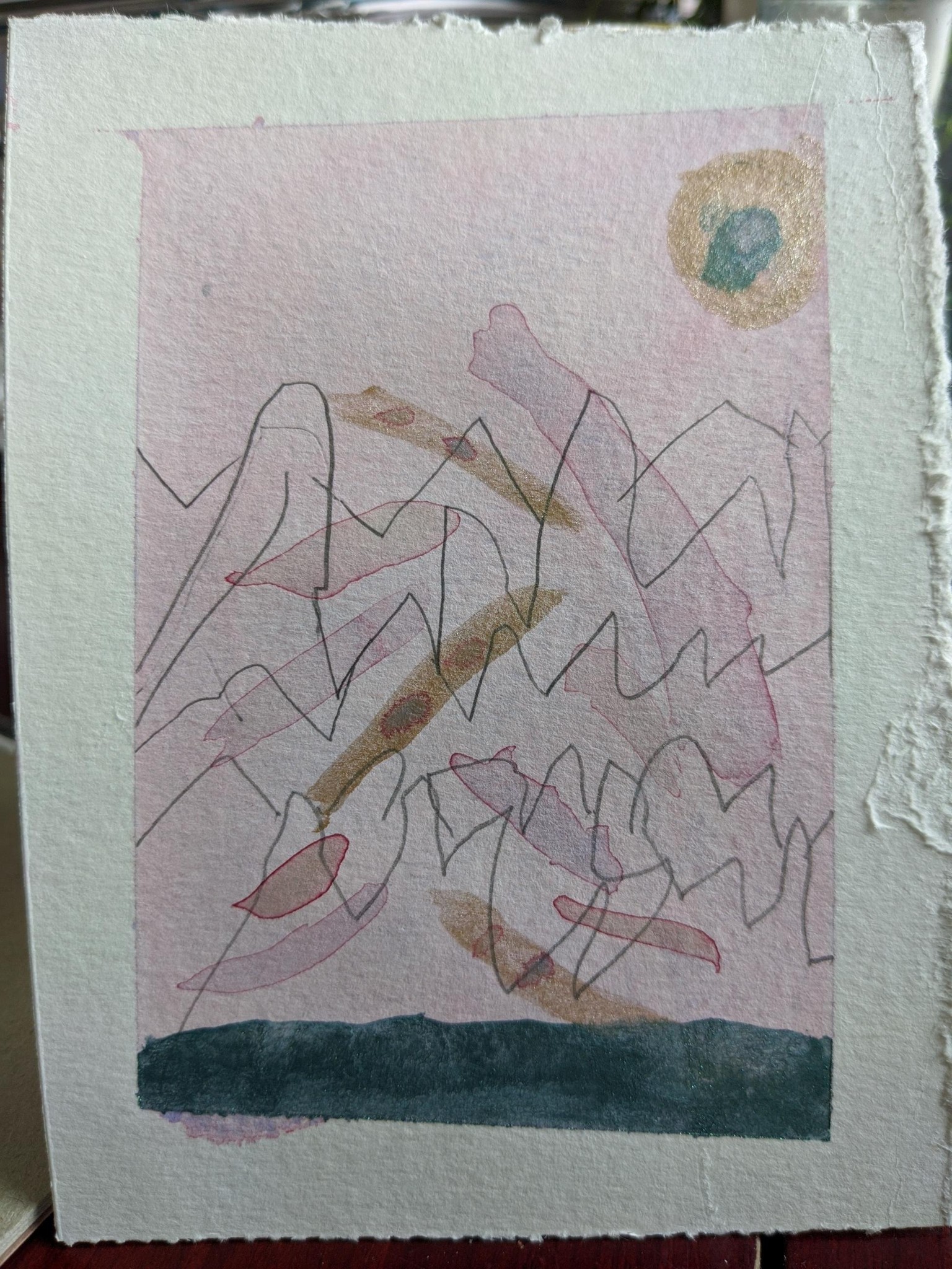 Purple mountains - image 1 - student project