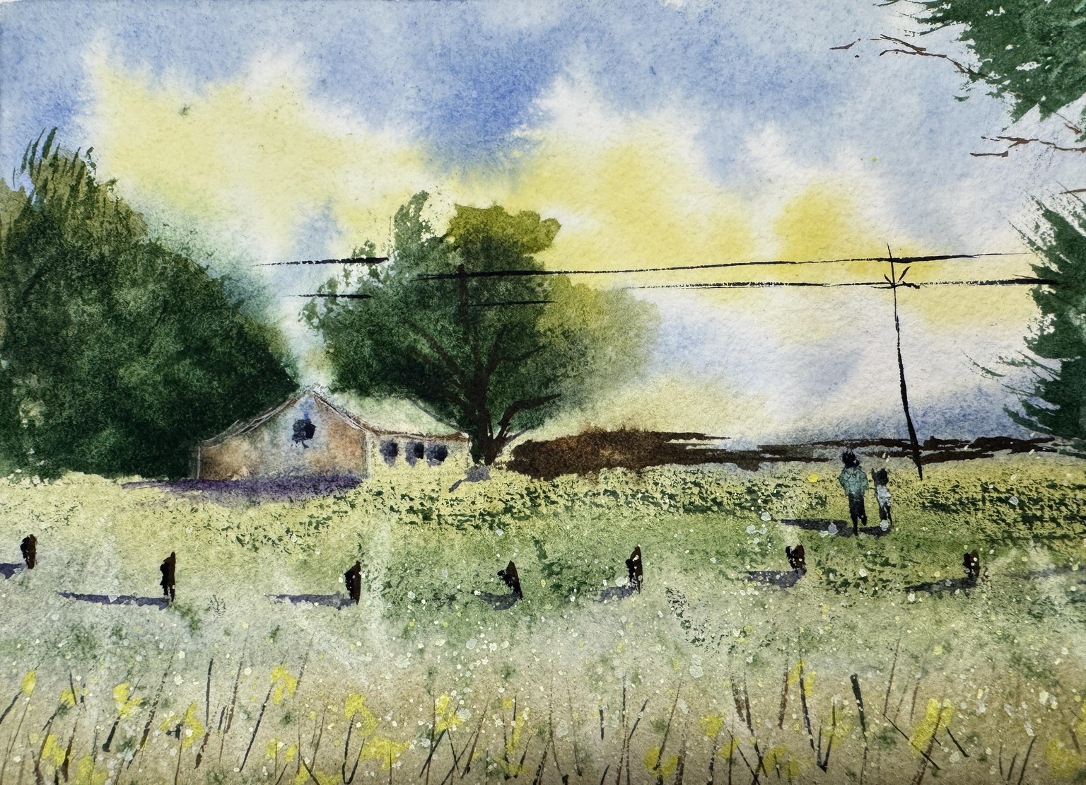 Serene Farmhouse - image 1 - student project