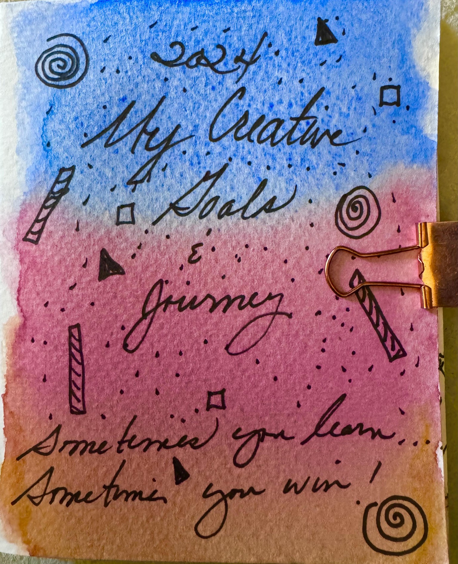 Starting a creative journal - image 1 - student project