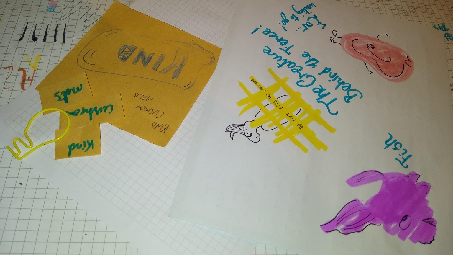 A cushion, some creatures and a spaceship - image 1 - student project