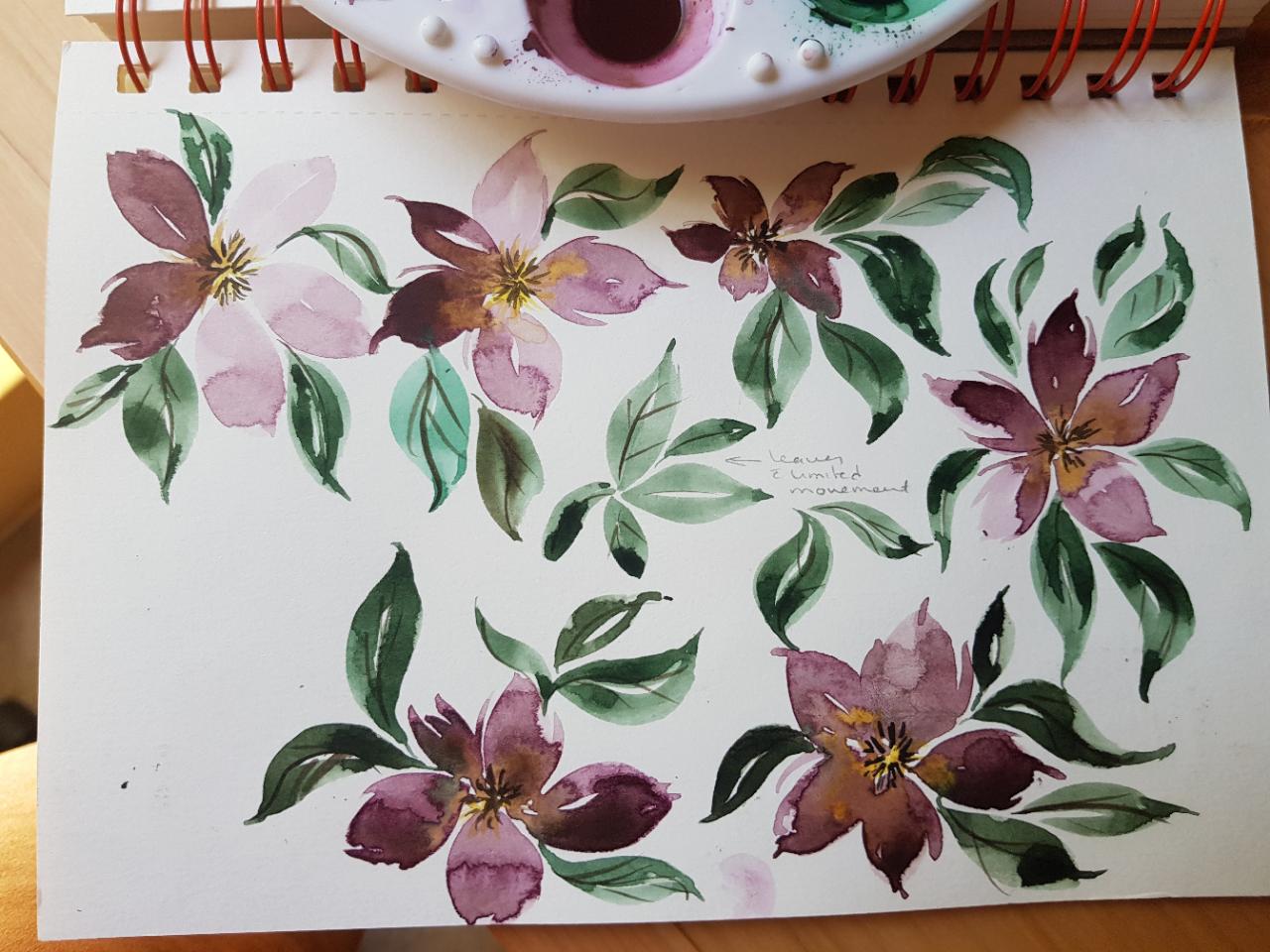 Vintage loose flowers - image 2 - student project