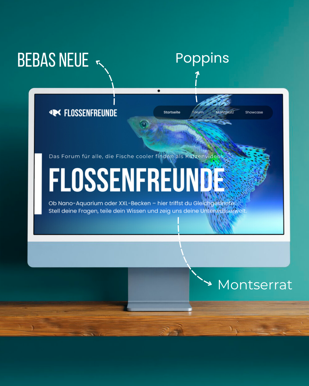 Typography Practice: Designing a Modern Website Header - image 1 - student project