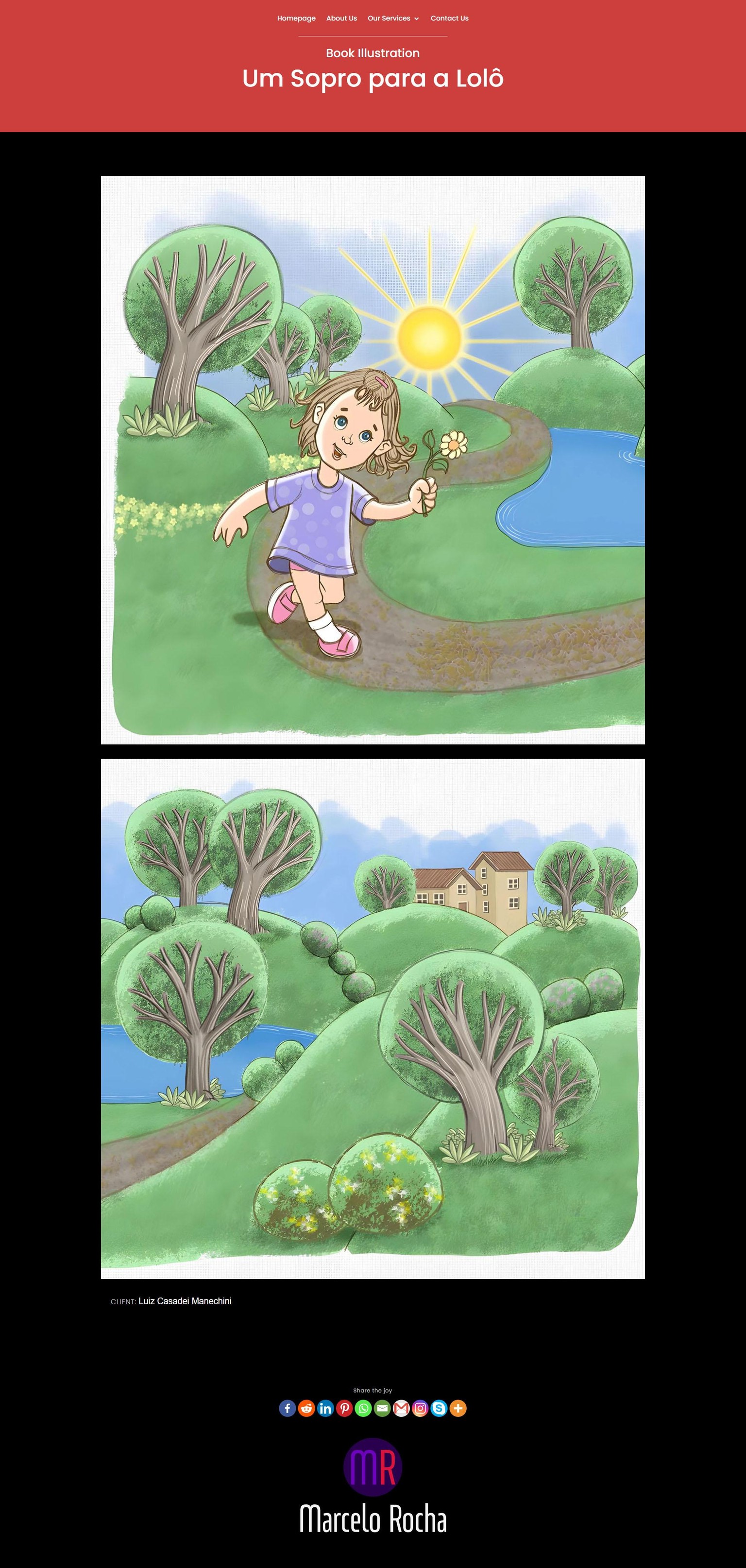 Children's Book Illustration Page - image 1 - student project