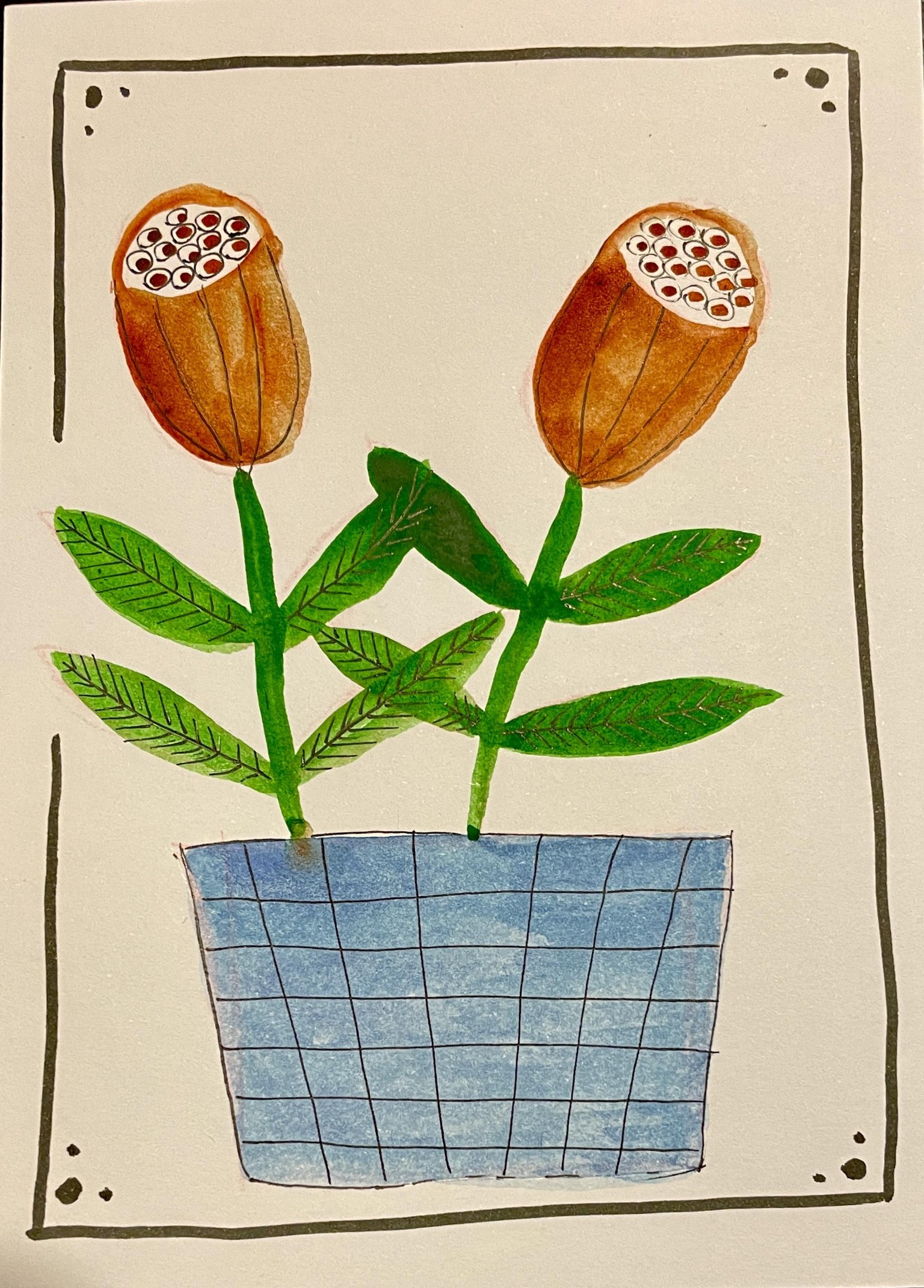 My inky flowers - image 4 - student project