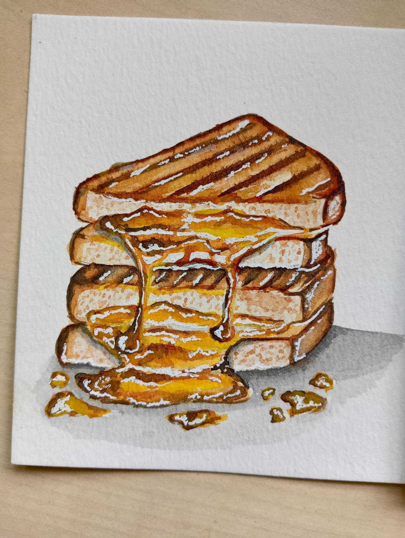 7 watercolour food illustrations by Leeda - image 3 - student project