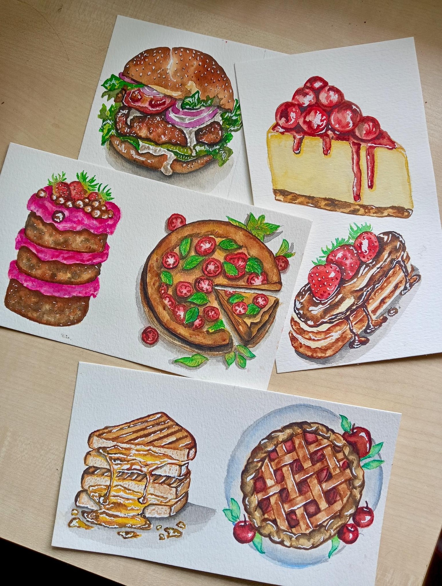 7 watercolour food illustrations by Leeda - image 8 - student project