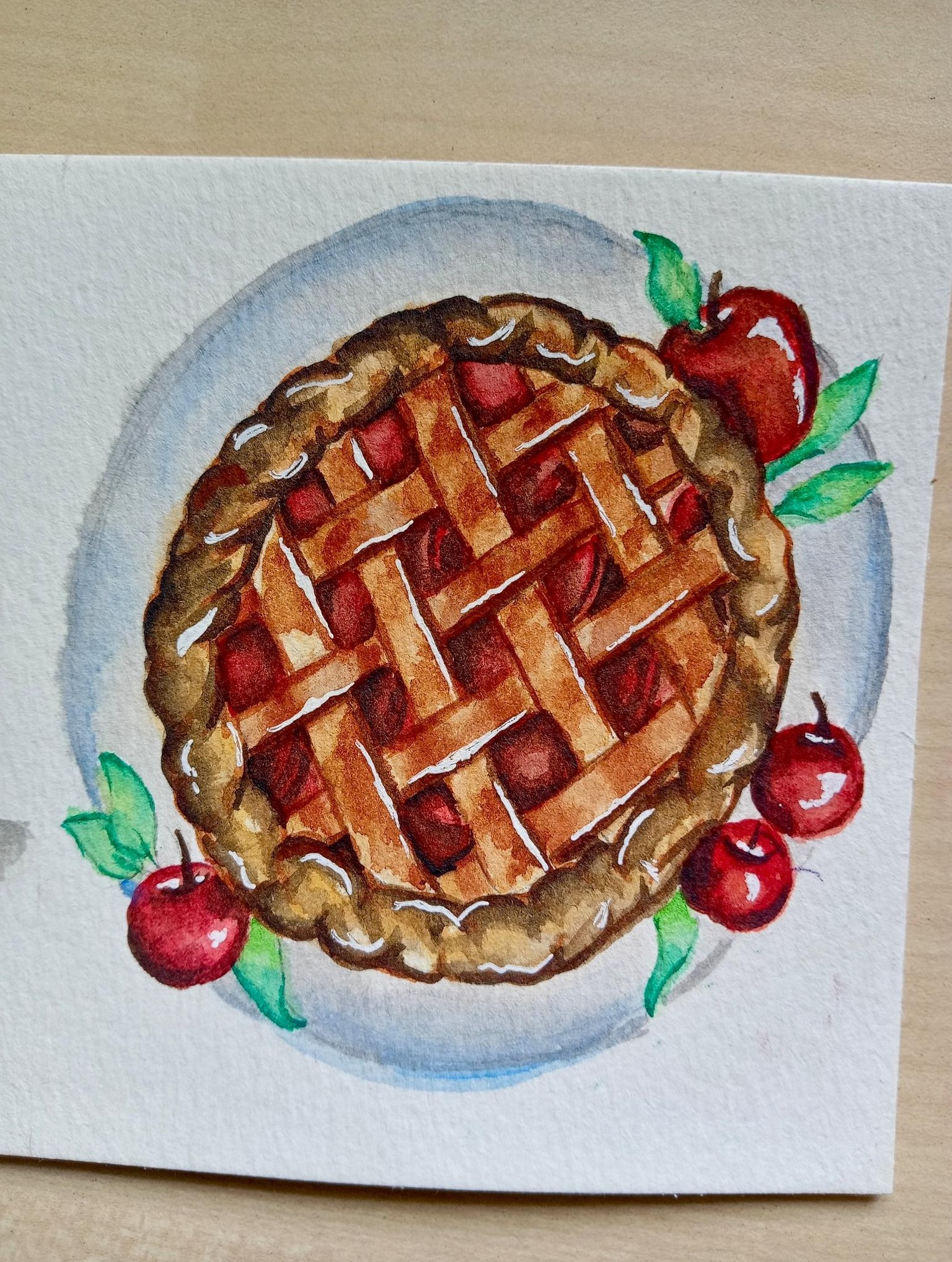7 watercolour food illustrations by Leeda - image 7 - student project