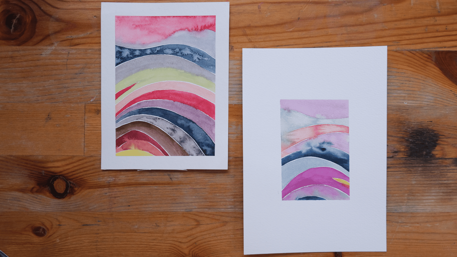 Colorful Watercolor Swatches - image 4 - student project