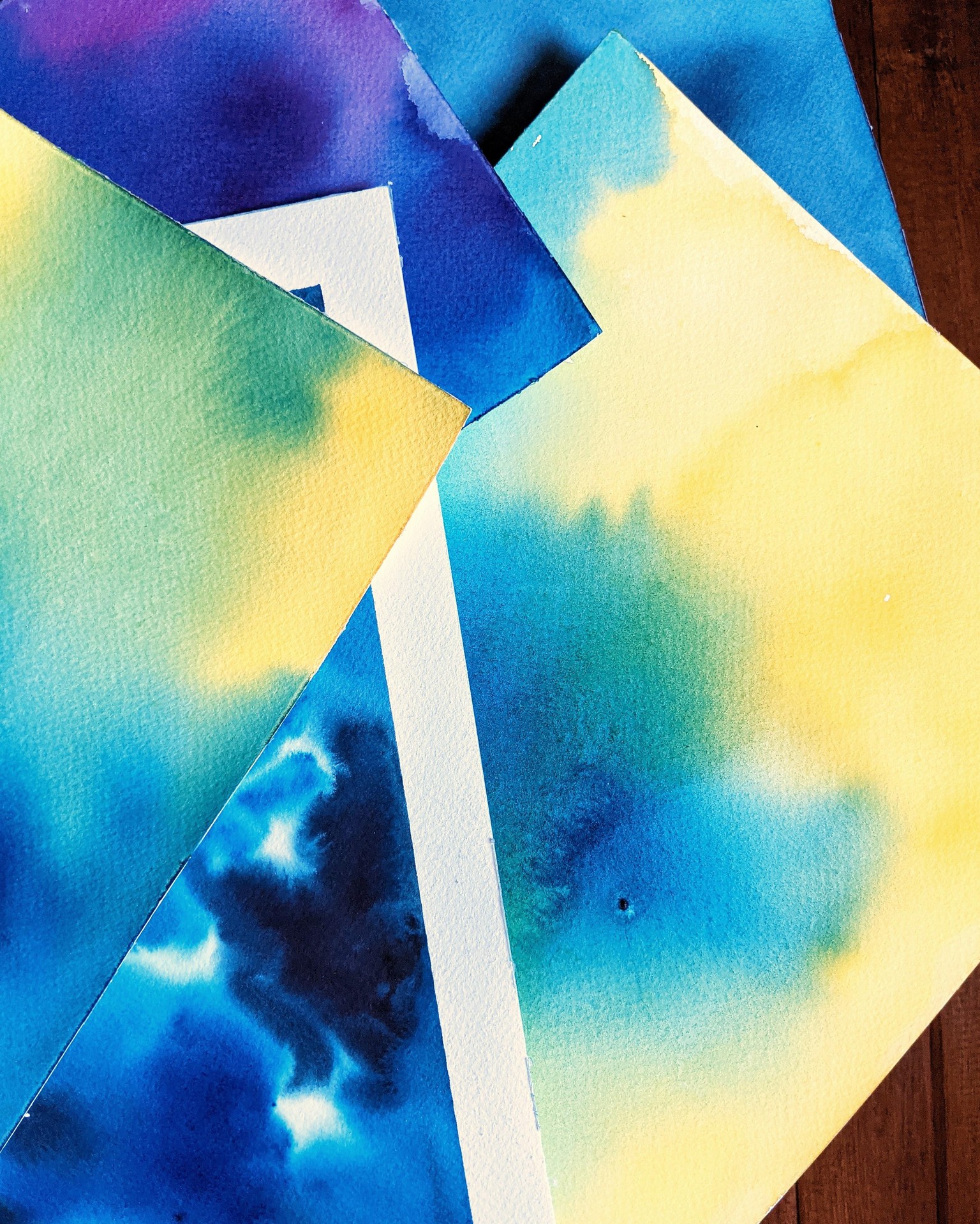 Wonderful large watercolor washes - image 2 - student project
